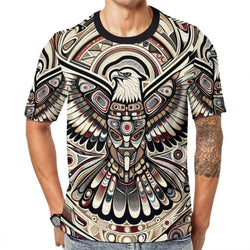 Native American Eagle T-Shirt - Swaggy Clothing