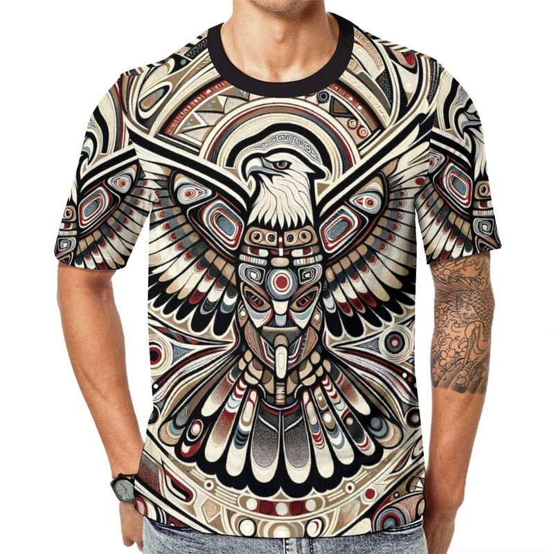 Native American Eagle T-Shirt - Swaggy Clothing