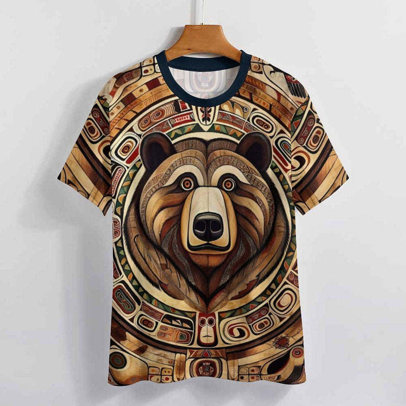 Native Bear Spirit Animal T-Shirt - Swaggy Clothing