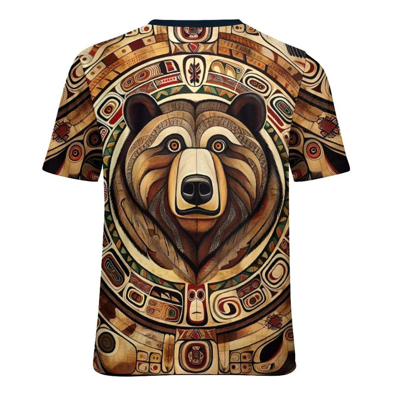 Native Bear Spirit Animal T-Shirt - Swaggy Clothing