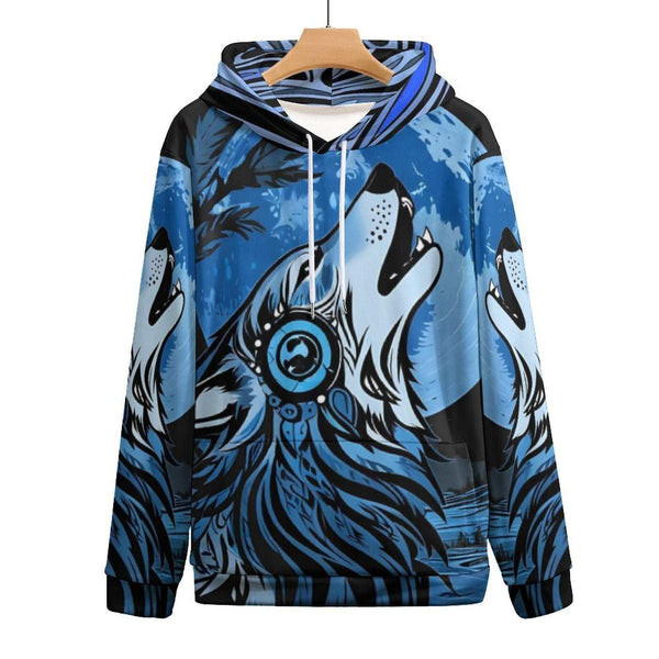 Nations Native Howling Wolf Hoodie