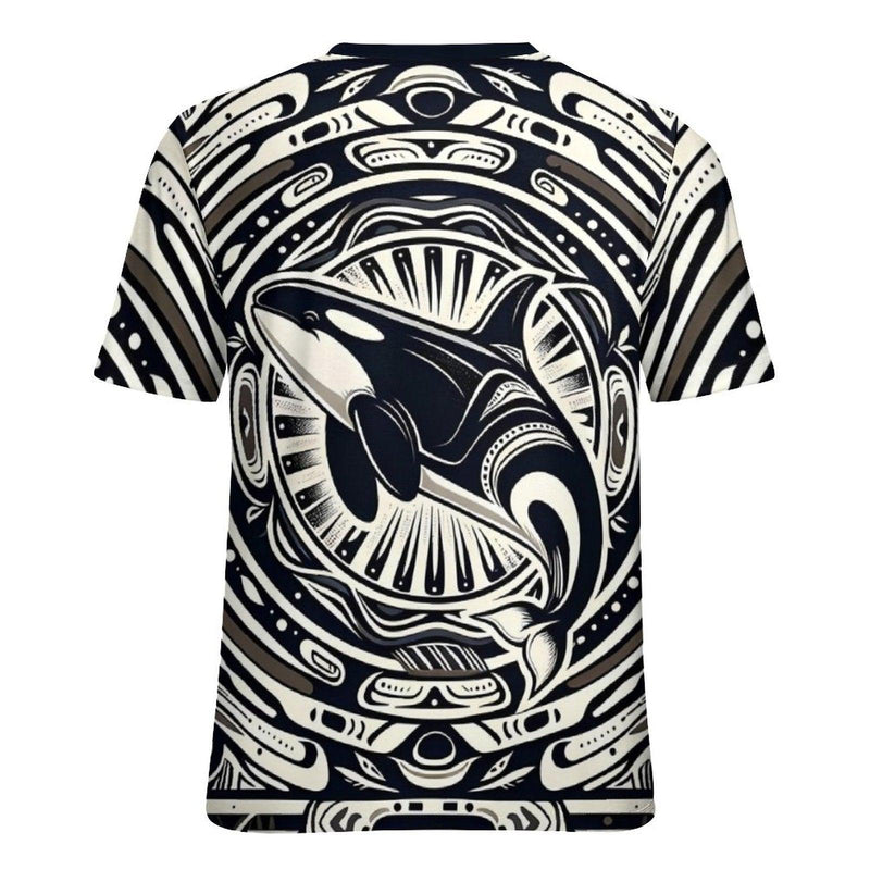 Native Orca Whale T-Shirt - Swaggy Clothing