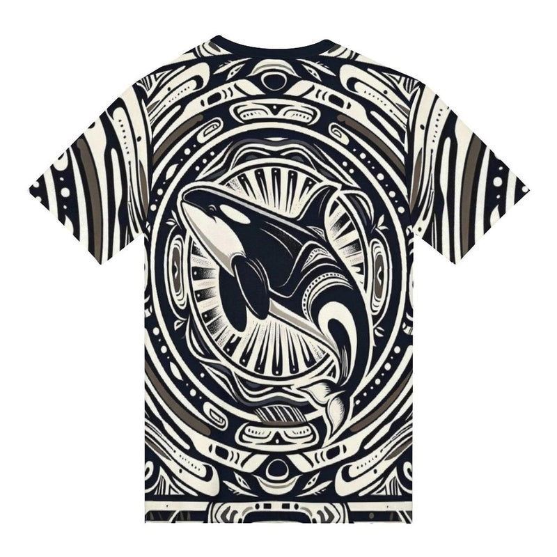 Native Orca Whale T-Shirt - Swaggy Clothing