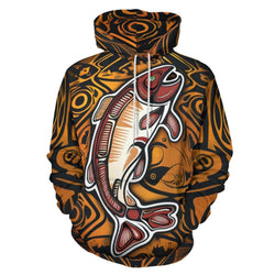 salmon sweater - Swaggy Clothing