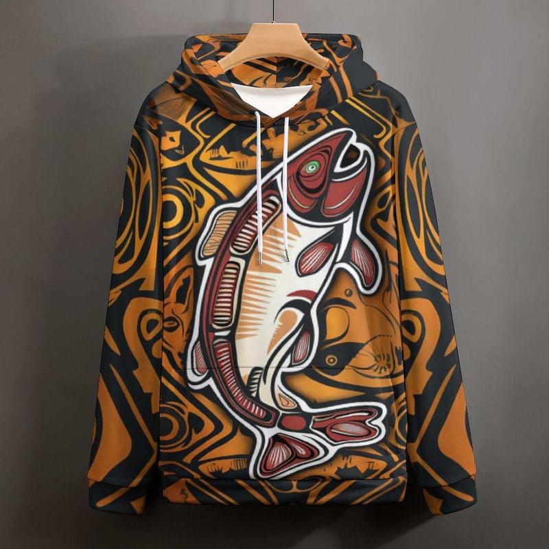 salmon sweater - Swaggy Clothing