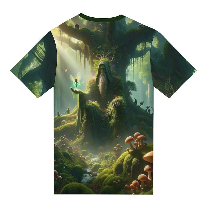 Nature Spirit Holding Fairy T-Shirt - Swaggy Clothing