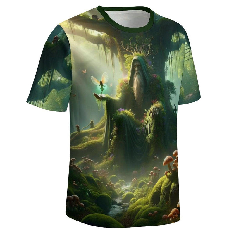 Nature Spirit Holding Fairy T-Shirt - Swaggy Clothing