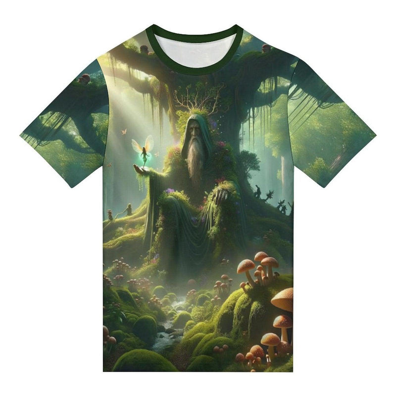 Nature Spirit Holding Fairy T-Shirt - Swaggy Clothing