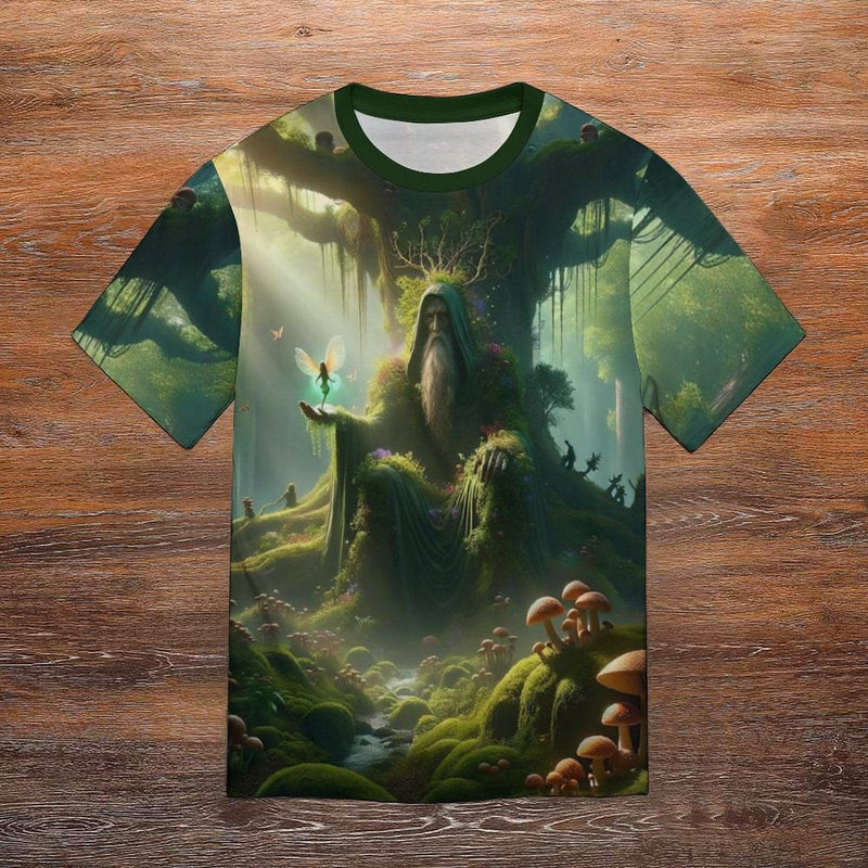 Nature Spirit Holding Fairy T-Shirt - Swaggy Clothing