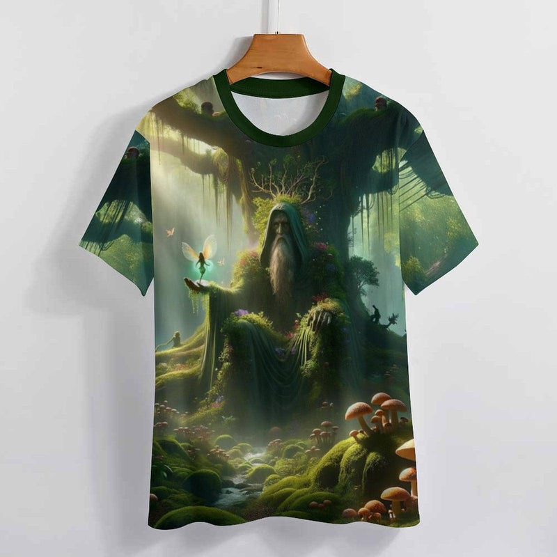 Nature Spirit Holding Fairy T-Shirt - Swaggy Clothing