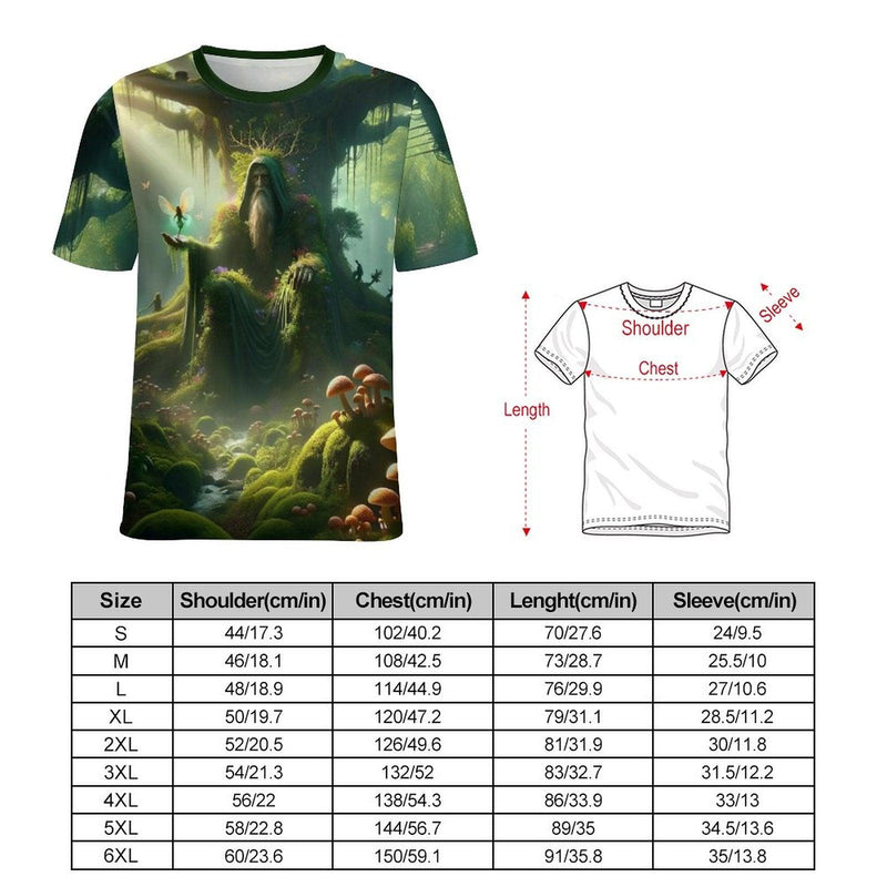 Nature Spirit Holding Fairy T-Shirt - Swaggy Clothing