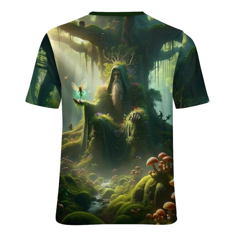 Nature Spirit Holding Fairy T-Shirt - Swaggy Clothing