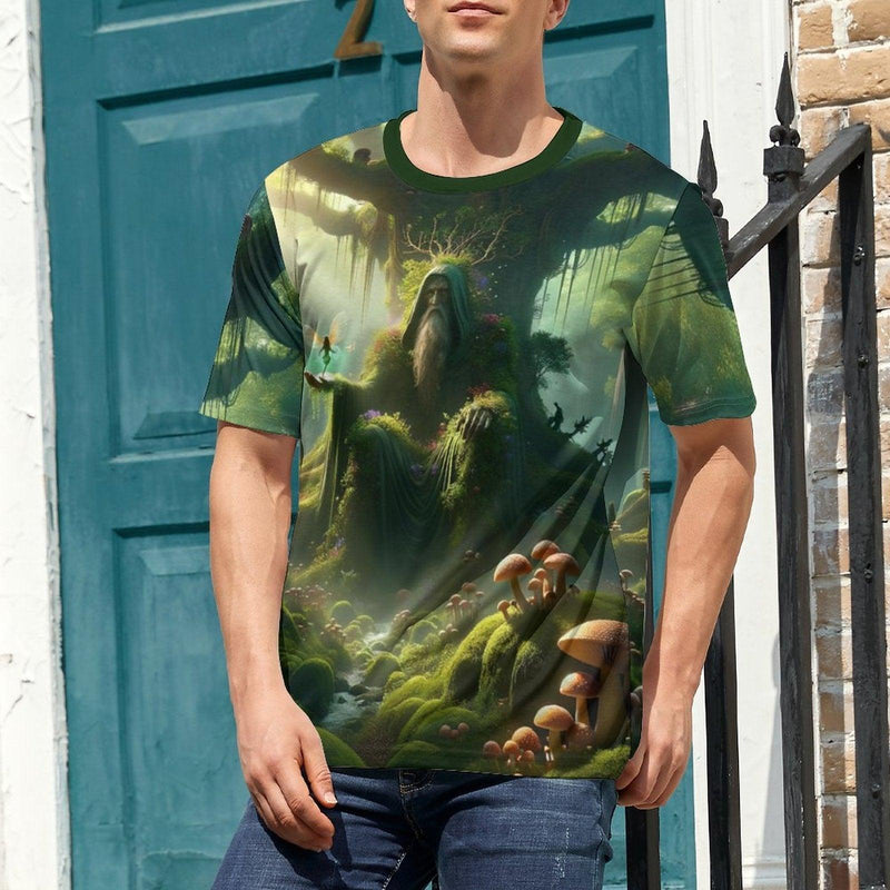 Nature Spirit Holding Fairy T-Shirt - Swaggy Clothing