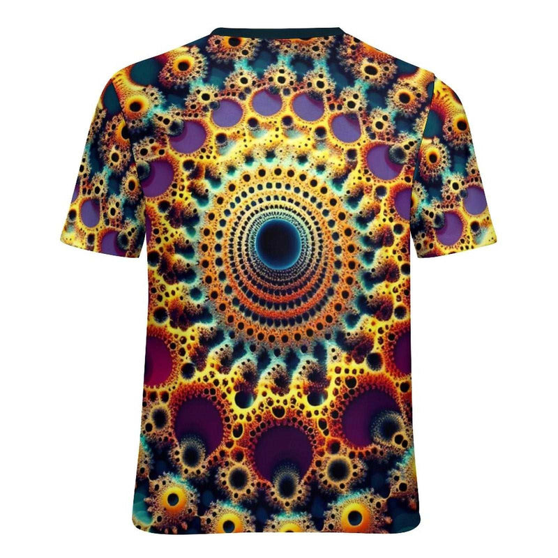 Optical Illusion Fractal T-Shirt - Swaggy Clothing