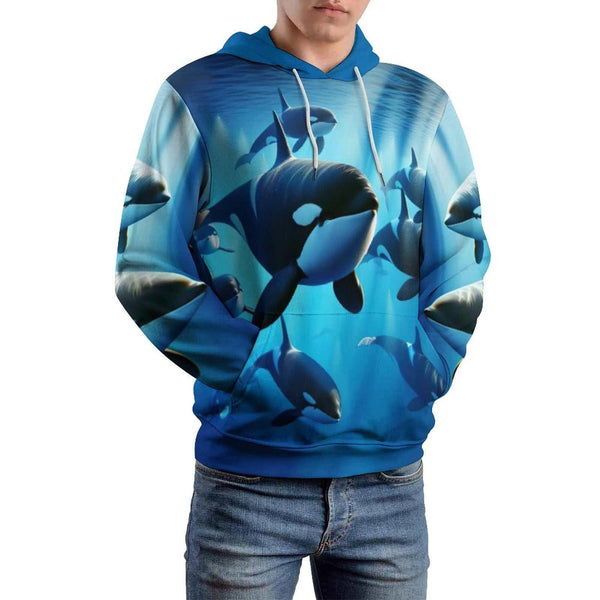 Orca Killer Whale Hoodie - Swaggy Clothing