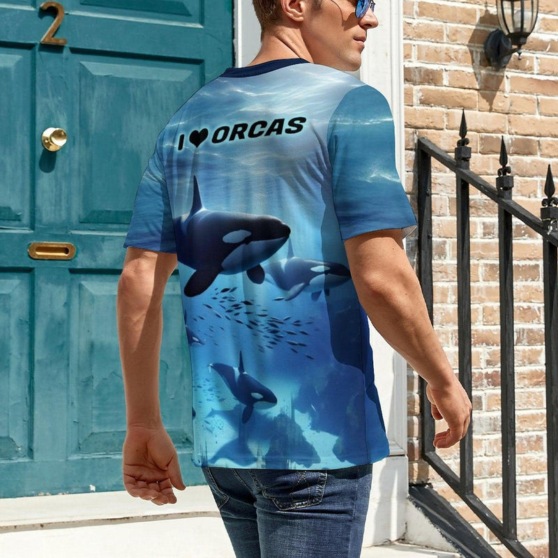 Orcas Killer Whale T-Shirt - Swaggy Clothing