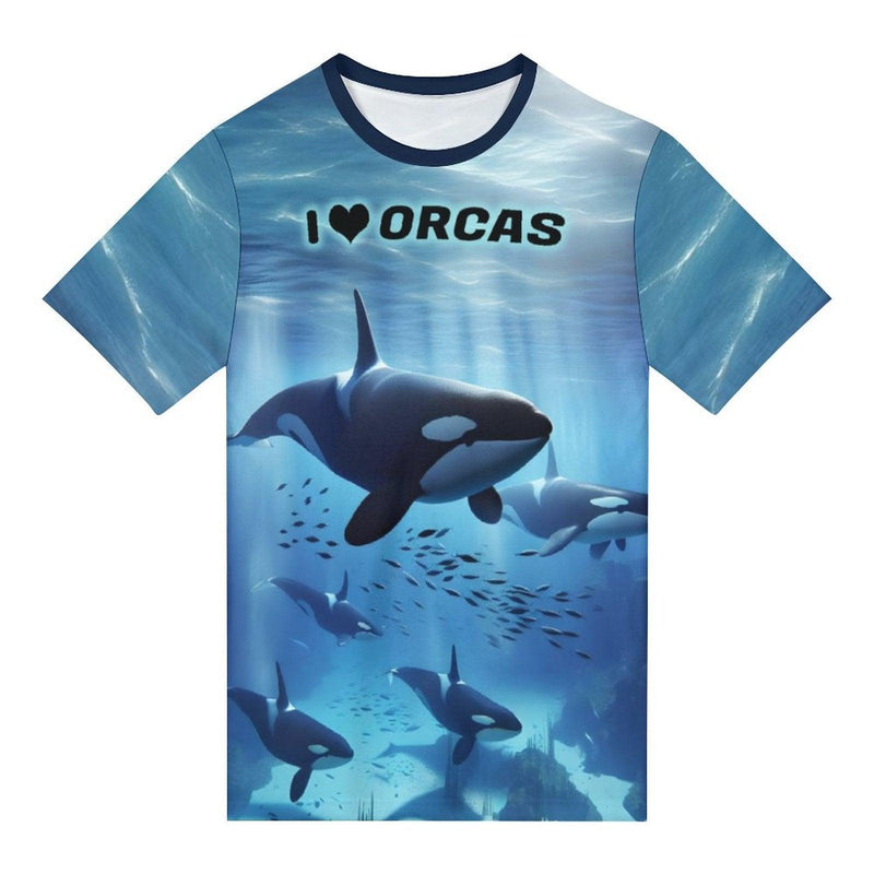 Orcas Killer Whale T-Shirt - Swaggy Clothing