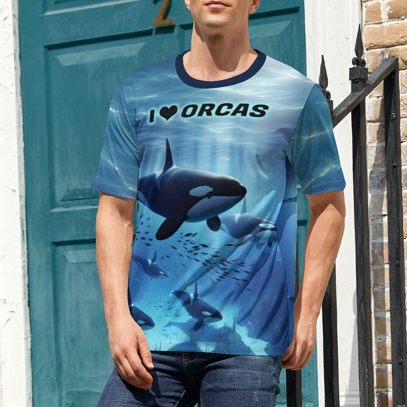 Orcas Killer Whale T-Shirt - Swaggy Clothing