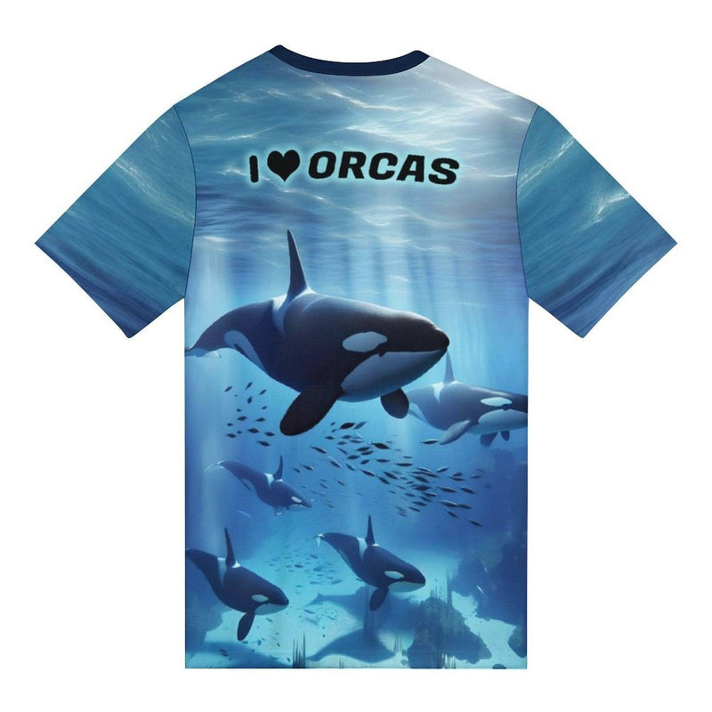 Orcas Killer Whale T-Shirt - Swaggy Clothing