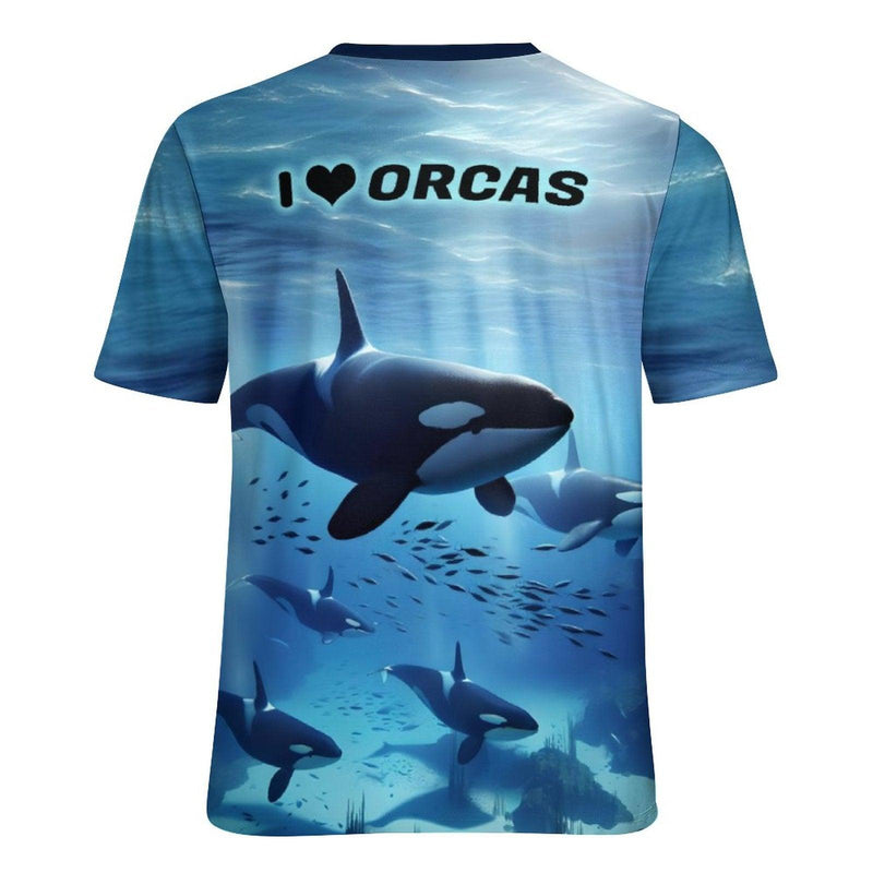 Orcas Killer Whale T-Shirt - Swaggy Clothing