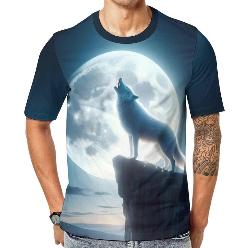 Power Animal Spirit Wolf T-Shirt - Swaggy Clothing