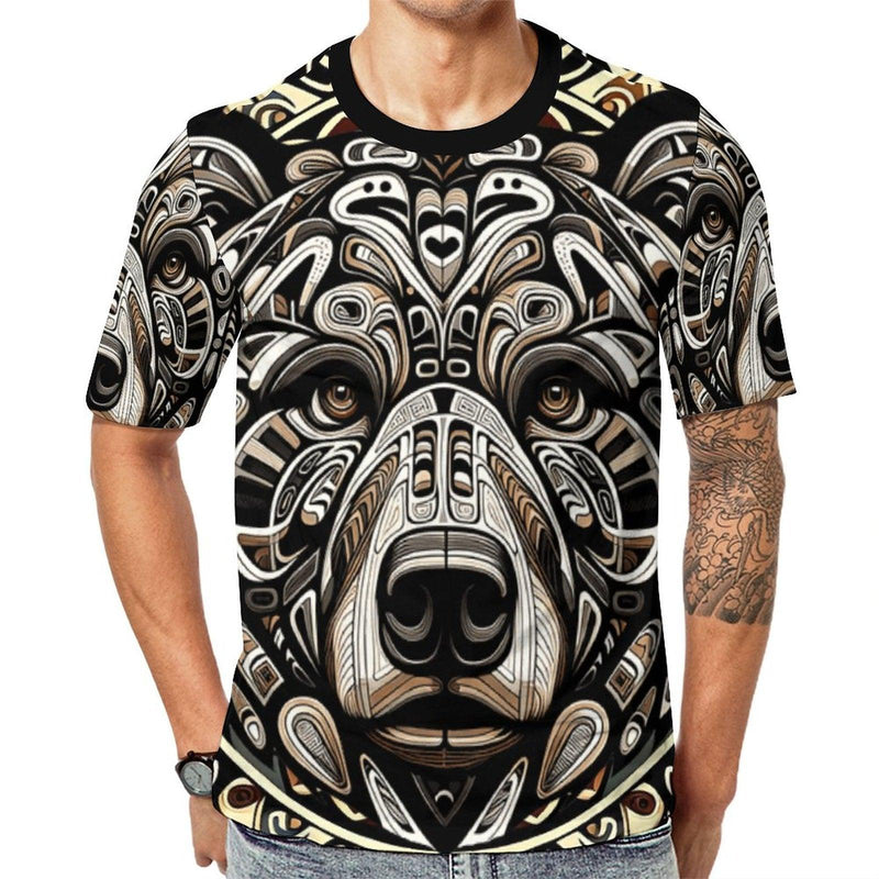 Power Bear Spirit Animal T-Shirt - Swaggy Clothing