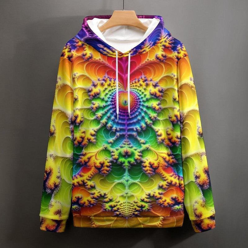 Psychedelic Art Fractal Hoodie - Swaggy Clothing