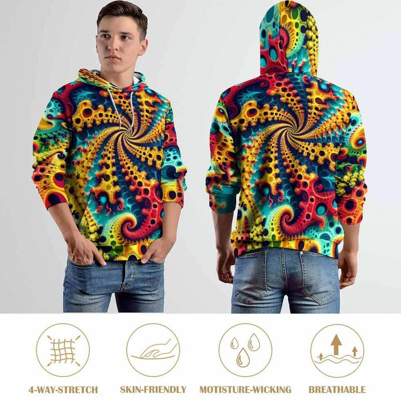 psychedelic sweater - Swaggy Clothing