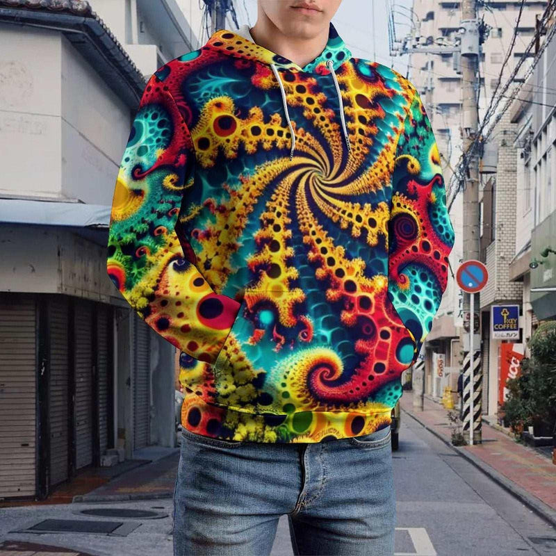 psychedelic sweater - Swaggy Clothing