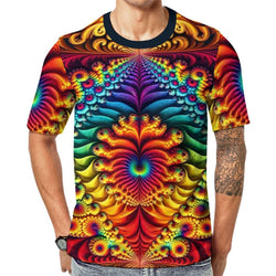 Psychedelic Fractal T-Shirt - Swaggy Clothing