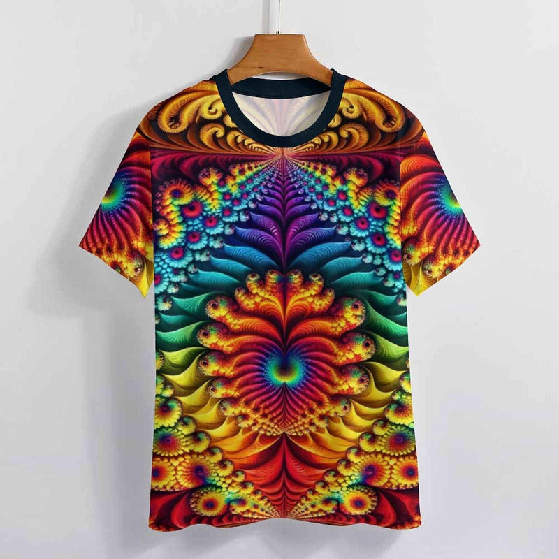 Psychedelic Fractal T-Shirt - Swaggy Clothing