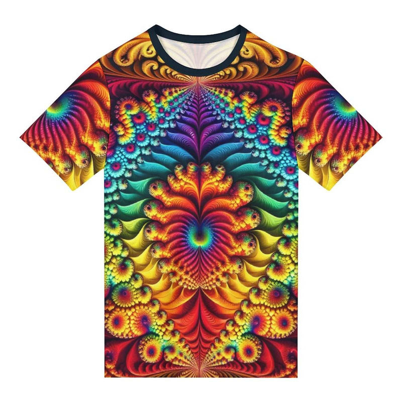 Psychedelic Fractal T-Shirt - Swaggy Clothing