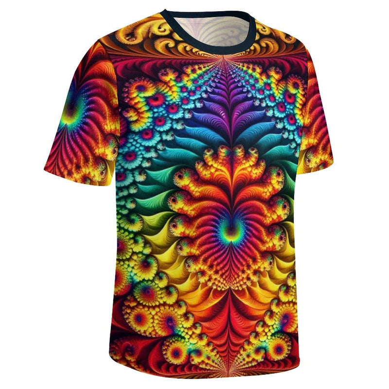 Psychedelic Fractal T-Shirt - Swaggy Clothing