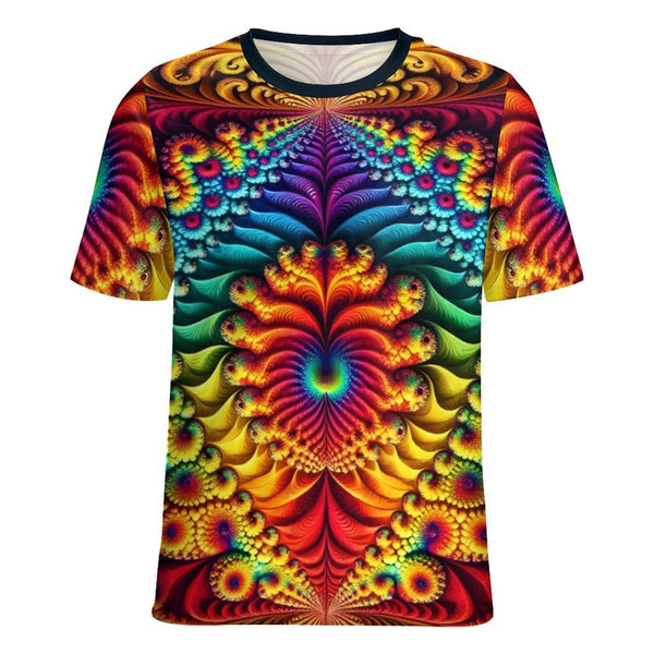 Psychedelic Fractal T-Shirt - Swaggy Clothing