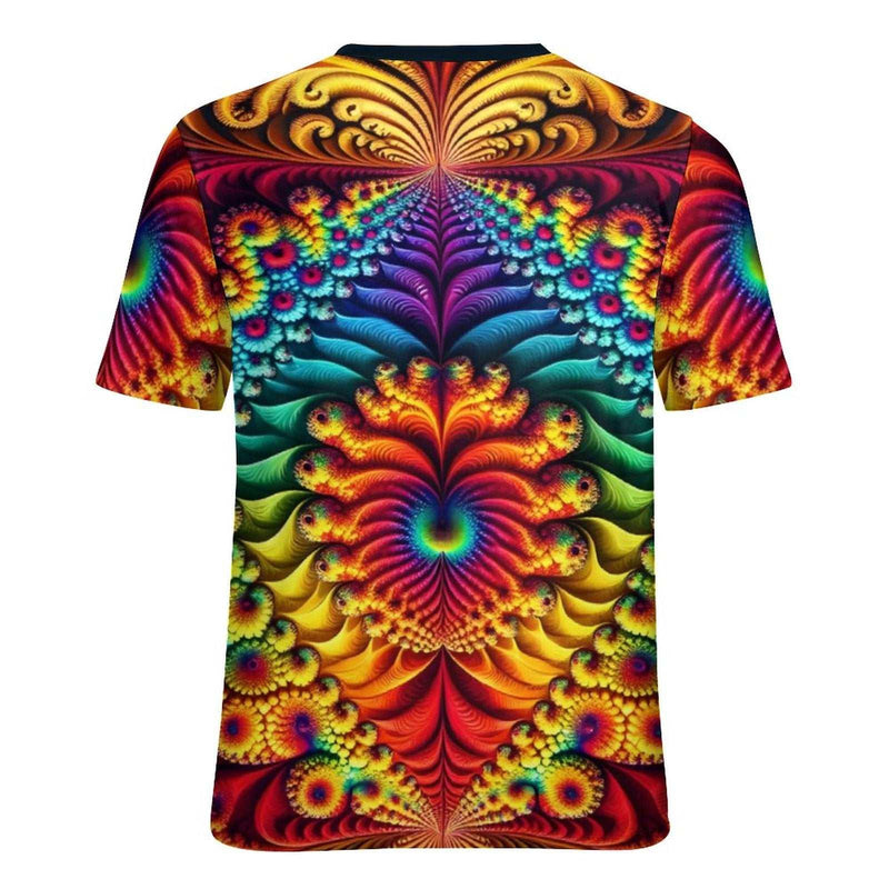 Psychedelic Fractal T-Shirt - Swaggy Clothing