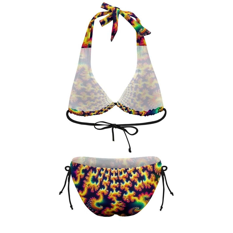 psychedelic fractal bikini  - Swaggy Clothing