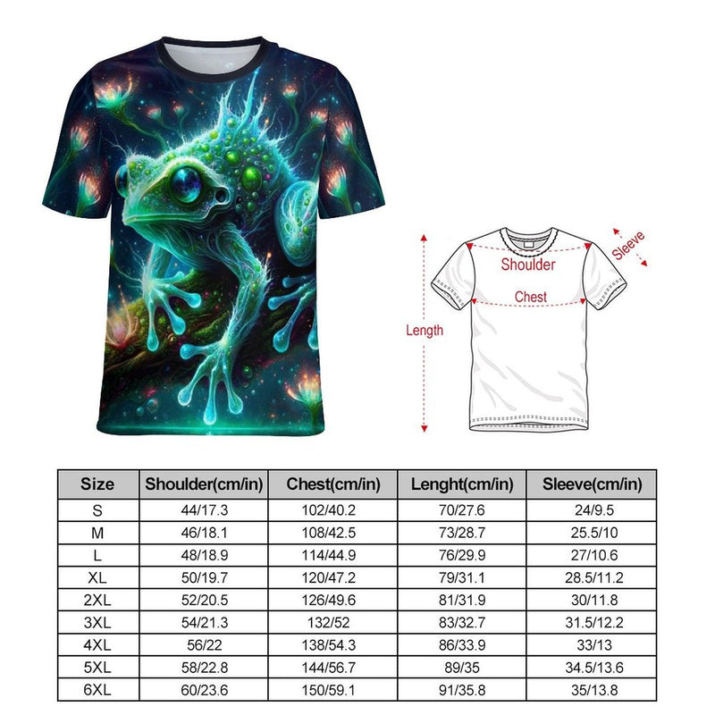 psychedelic frog t-shirt