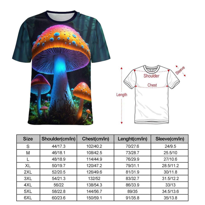 Psychedelic Mushroom T-Shirt - Swaggy Clothing