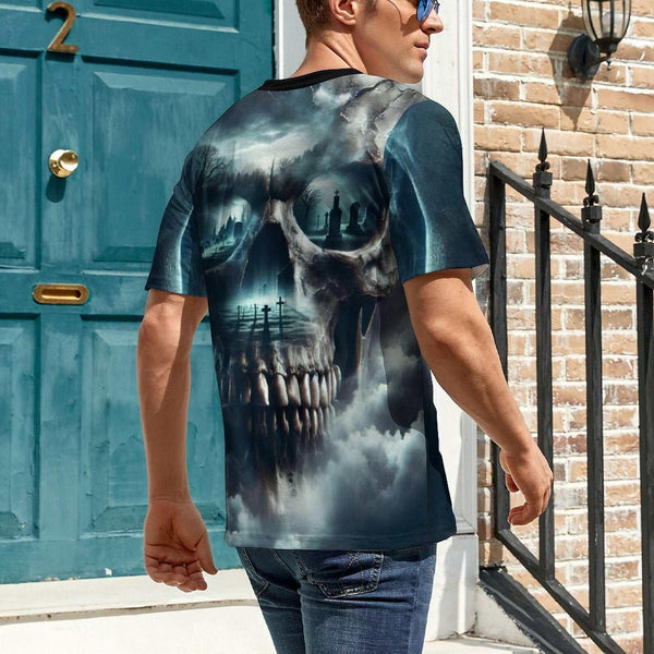 Skull T-Shirt For Gothic Lovers - Swaggy Clothing