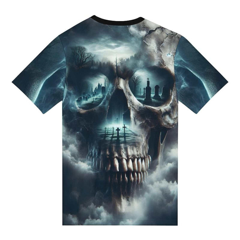 Skull T-Shirt For Gothic Lovers - Swaggy Clothing