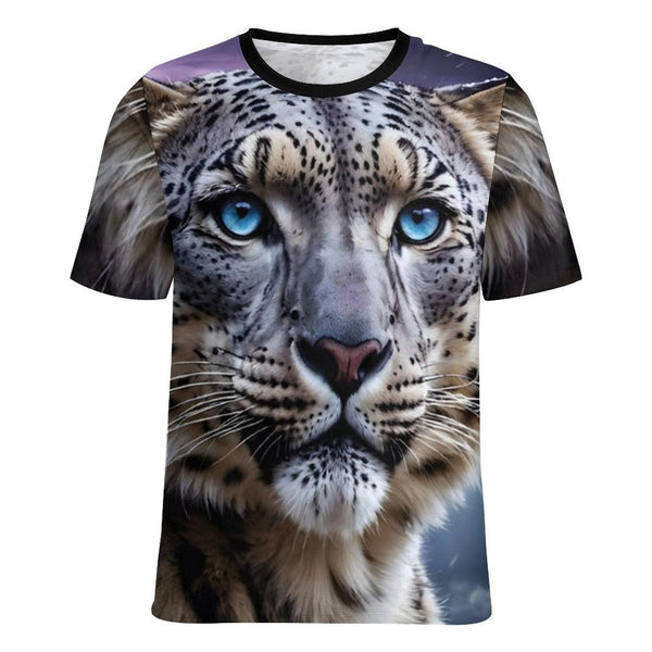 Snow Leopard T-Shirt - Swaggy Clothing