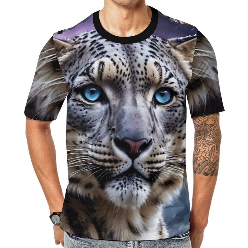 Snow Leopard T-Shirt - Swaggy Clothing