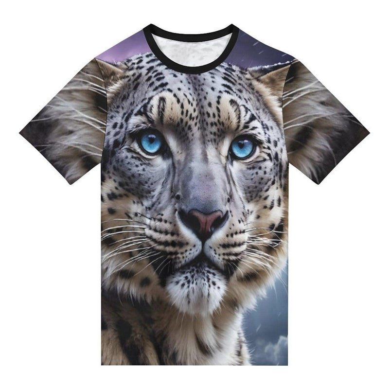 Snow Leopard T-Shirt - Swaggy Clothing