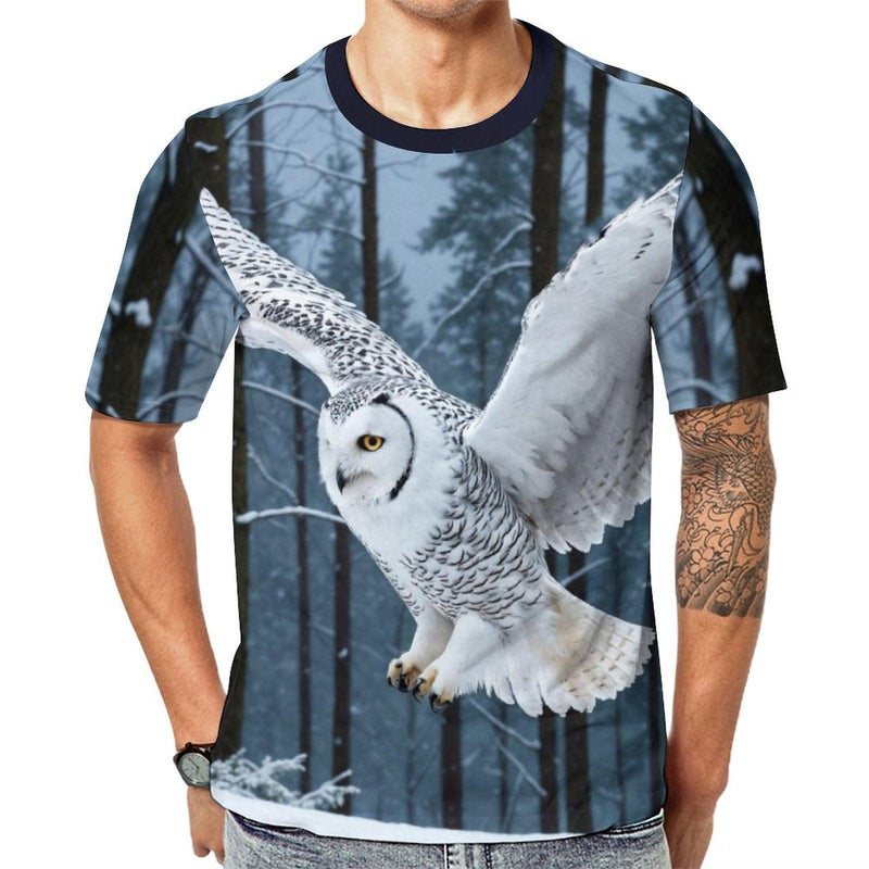 Snow White Owl T-Shirt - Swaggy Clothing