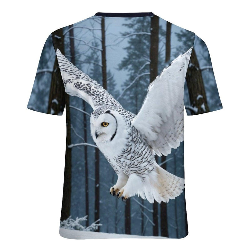 Snow White Owl T-Shirt - Swaggy Clothing