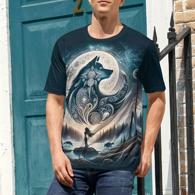 majestic wolfT-Shirt - Swaggy Clothing