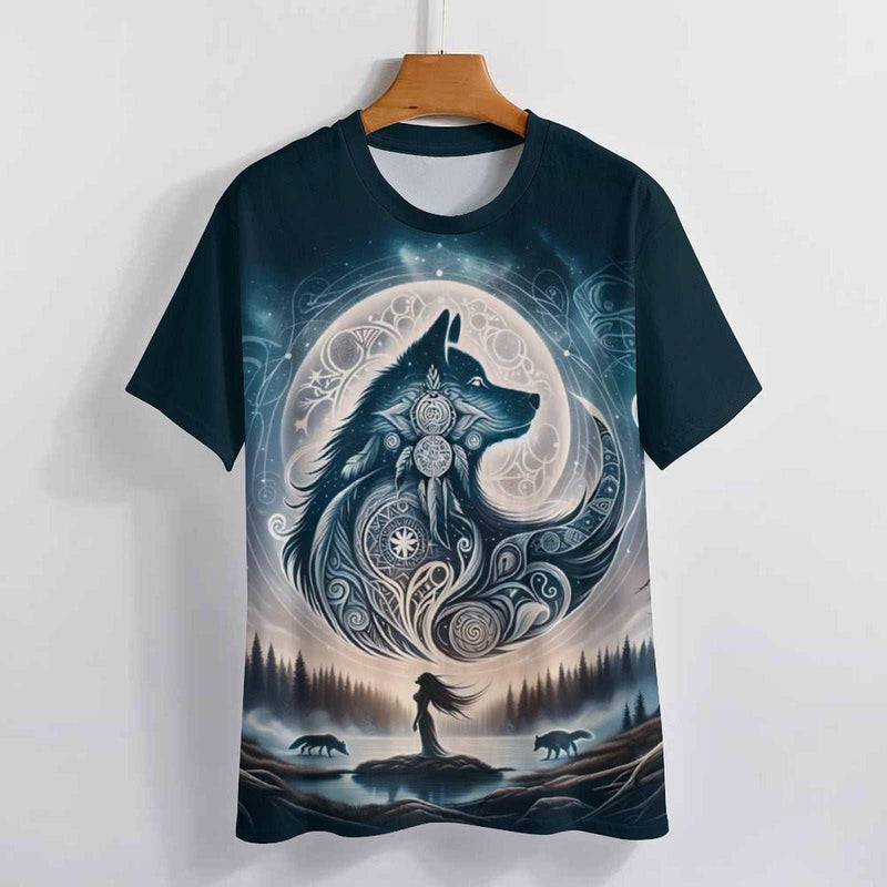 majestic wolf T-Shirt - Swaggy Clothing