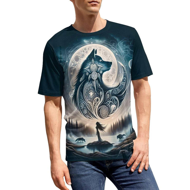 majestic wolf T-Shirt - Swaggy Clothing