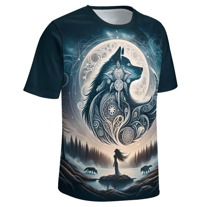 majestic wolf T-Shirt - Swaggy Clothing