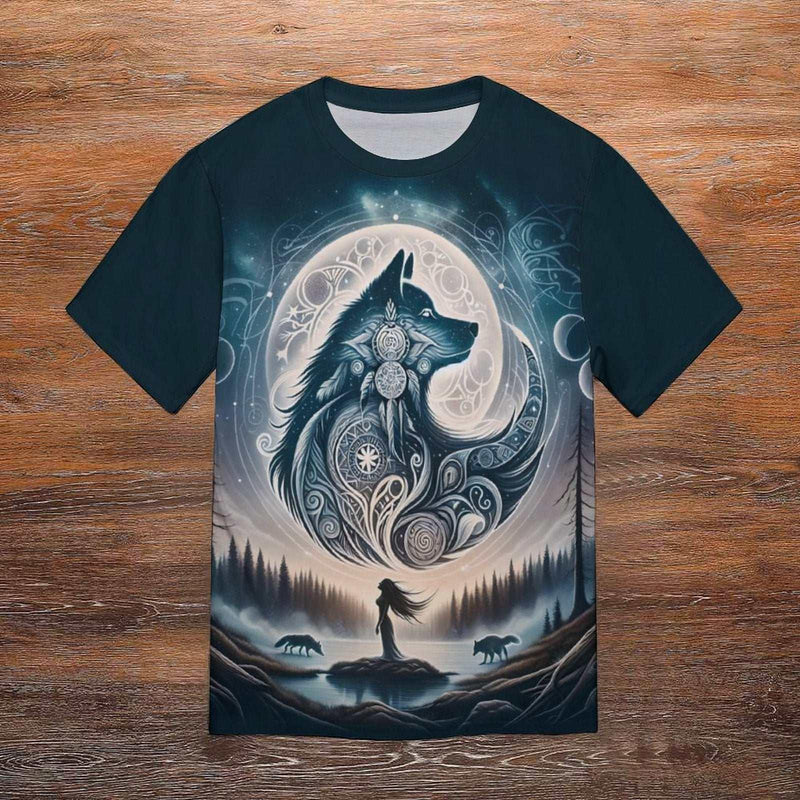 majestic wolf T-Shirt - Swaggy Clothing